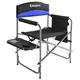 Кемпінговий директорський стілець KingCamp ASH зі столом KC1904 (BLACK/ROYALBLUE) - зображення 1