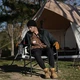 Кемпінговий директорський стілець KingCamp ASH зі столом KC1904 (BLACK/ROYALBLUE) - зображення 5