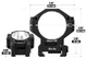 Кріплення кільця 35 мм Discovery Optics Medium на планку Picatinny (6061 Series) - зображення 3