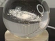 Декоративный 3D ночник Галактика в хрустальном шаре с подсветкой, хрусталь, дерево, 80х70х20, питание USB - изображение 7