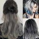 Временная краска-спрей для волос серебристая Silver Gray Melao - изображение 10
