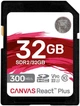 Карта пам'яті Kingston Canvas React Plus SDHC 32GB Class 10 UHS-II U3 V90 (SDR2/32GB) - зображення 1