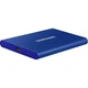 Зовнішній накопичувач SSD Portable 1TB Samsung T7 Blue USB 3.2 Type-C 1050/1000MB/s (MU-PC1T0H/WW) - зображення 3