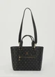 Сумка-тоут жіноча Pierre Cardin екошкіра чорна, розмір 22×14×8 см (LV00129-02) - зображення 3