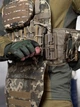 Плитоноска піксель з напашником швидким скиданням підсумками в комплекті кишеня для бічних плит Міл б 9817 - зображення 5