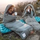 Спальний мішок з капюшоном Naturehike M300 NH20MSD02, зелений, лівий - зображення 10