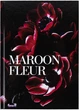 Записник Axent А5 96 аркушів у клітинку Maroon fleur (8459-1-A) - зображення 1