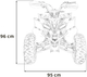 Квадроцикл Quad Ramiz бензиновий Desert Storm Помаранчевий (5903864941647) - зображення 14