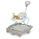 Дитячі ходунки качалка BAMBI M 3656A-S-2 Ведмедик з музичною ігровою панеллю та батьківською ручкою, бежеві - зображення 1