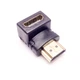 Перехідник HDMI на HDMI кутовий 90 - зображення 1