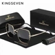 Жіночі поляризаційні сонцезахисні окуляри KINGSEVEN N7020 Silver Gray - зображення 1