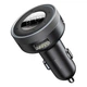 Автомобільний зарядний пристрій FM-трансмітер модулятор Baseus FM Launcher Enjoy 17W 2USB (CCLH-01) Black - зображення 5