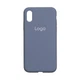 Чохол Silicone Case Full Size (AA) для iPhone Xr Колір 28.Lavender Grey - изображение 1