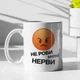 Чашка з принтом "Не роби мені нерви" на подарунок для хлопця, друга, подруги, дівчини керамічна 330 мл біла - зображення 1