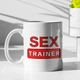 Кружка с принтом "Trainer" на подарок для парня, друга, тренера керамическая 330 мл белая - изображение 1