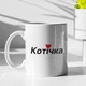 Чашка з принтом "Котічка" на подарунок для подруги, сестри, дівчини керамічна 330 мл біла - зображення 1