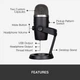Мікрофон Blue Microphones Yeti Nano Blackout - зображення 3