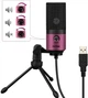 Микрофон студийный конденсаторный FIFINE K669 Violet - изображение 5