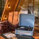 Проигрыватель винила Crosley Voyager Washed Blue c Bluetooth - изображение 3