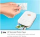 Камера моментальной печати и портативный фотопринтер HP Sprocket 2 в 1 White + Набор бумаги в Подарок! - изображение 5
