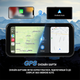Мультимедійний монітор для мотоцикла Podofo A3659, з Bluetooth, Wi-Fi, Apple CarPlay\Android Auto, GPS, 6,25", чорний - зображення 5
