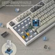 Игровая Беспроводная Механическая Клавиатура ATTACK SHARK K86 Retro Grey - изображение 8