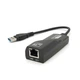 Конвертер USB 3.0 → RJ-45 Ethernet гигабитный адаптер черный Blister - изображение 1