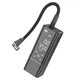 Портативный воздушный насос HOCO ZP7, до 10 атм, встроенный аккумулятор 5000mAh, фонарик, Black, Box - изображение 6