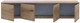 Тумба Doros ТВ Левия 4Д 160х35х33 см Эвок (41516094) - изображение 5