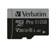 Карта пам'яті Verbatim PRO SDХC 512ГБ ( UH-3 ) з адаптером (47046) - изображение 2