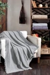 Покрывало First choice Sole Евро 220×240 см Хлопок Серый - изображение 1