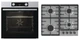 Gorenje Комплект (духовка електрична BO6737E02XK + варильна поверхня газова G642ABX), неірж. - зображення 1