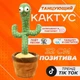 Танцующий кактус поющий 120 песен с подсветкой Dancing Cactus TikTok игрушка Повторюшка кактус - изображение 6