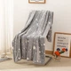 Светящийся в темноте плед плюшевое покрывало Blanket kids Magic Star 150х100 см флисовое одеяло. Цвет: серый - изображение 3
