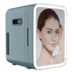 Портативный холодильник К10 с зеркалом и подсветкой (100-240v) White - изображение 7