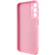 Противоударный чехол TPU GETMAN Liquid Silk Full Camera для Samsung Galaxy A25 5G Розовый/Pink - изображение 3