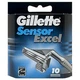 Картридж Gillette "Sensor Excel" (10) - изображение 1