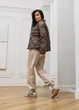 Женская демисезонная куртка Ницца LEO PRIDE 0138 50-52 Темно-бежевый ( LP - 0138/2 E ) - изображение 6