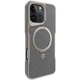 TPU+PC чохол Metal Buttons with MagSafe Carbon Ring для Apple iPhone 16 Pro Max (6.9") Сірий - изображение 1