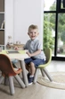 Детский стульчик Smoby Toys Life со спинкой 33х33х50 см 18 мес+ Зелено-серый (7600880120) (3032168801202) - изображение 6