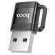 Адаптер HOCO UA31D USB male to Type-C female USB2.0 adapter Black (6942007628143) - изображение 3