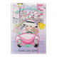 Папка для праці ZiBi KIDS Line А4+ картонна на гумках 300х212х28мм TRAVEL GIRL (ZB.14932) - зображення 1
