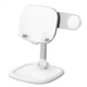 Підставка для планшета та смартфона Baseus B10451501211-00 Seashell Series Dual Support White - зображення 3