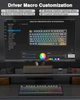 Игровая Беспроводная Клавиатура AULA F75 Black - изображение 5