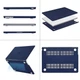 Чохол накладка HardShell Crystal Case for MacBook Air 13.6 A2681 M2 2022 A3113 M3 2024 Dark Blue - зображення 3