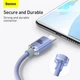 Кабель USB - Type-C Baseus Crystal Shine Series Fast Charging Data Cable 100W 1.2м фиолетовый (CAJY000405) - изображение 2