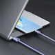 Кабель USB - Type-C Baseus Crystal Shine Series Fast Charging Data Cable 100W 1.2м фиолетовый (CAJY000405) - изображение 4