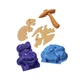 Пісок Для Дитячої Творчості - Kinetic Sand Dino (Блакитний, Коричневий) - зображення 5
