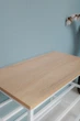 Банкетка для обуви с дсп сиденьем 60*32*52 см дуб сонома белый каркас, подставка для обуви в коридор лавочка - изображение 7