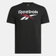 Футболка хлопковая длинная мужская Reebok Identity Big Logo Tee 100216166 XL Черная (1200161474309) - изображение 4
